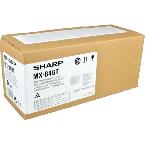 Toner Sharp MX-B46T Czarny do drukarek (Oryginalny) [25k]